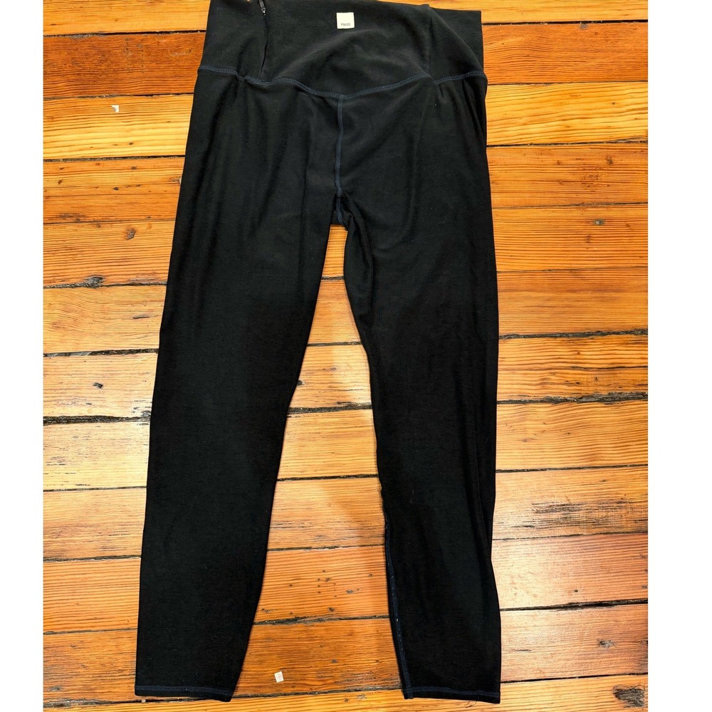 Vuori Leggings Black High Rise VW444 Womens Medium Yoga Activewear Athleisure